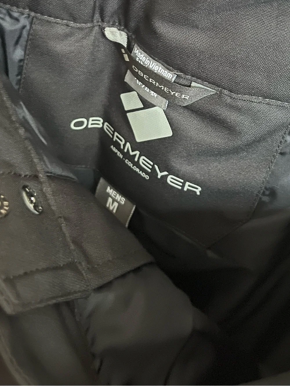 Obermeyer Black Ski Pants Snowboard Men Medium